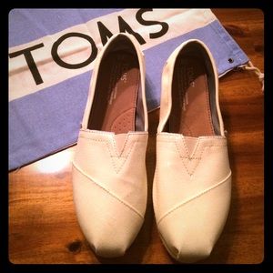 TOMS Bridal White Flats