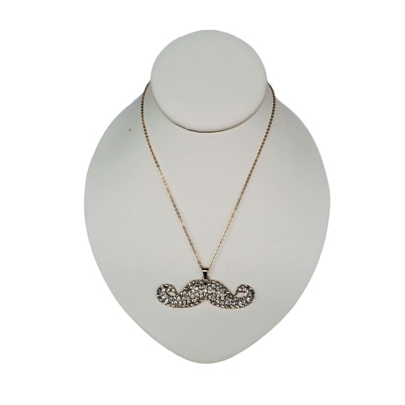 Mustache Necklace