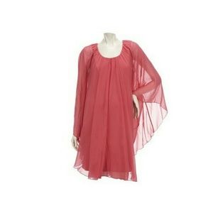 Kdash by Kardashian Coral Tunic/Dress - size xs