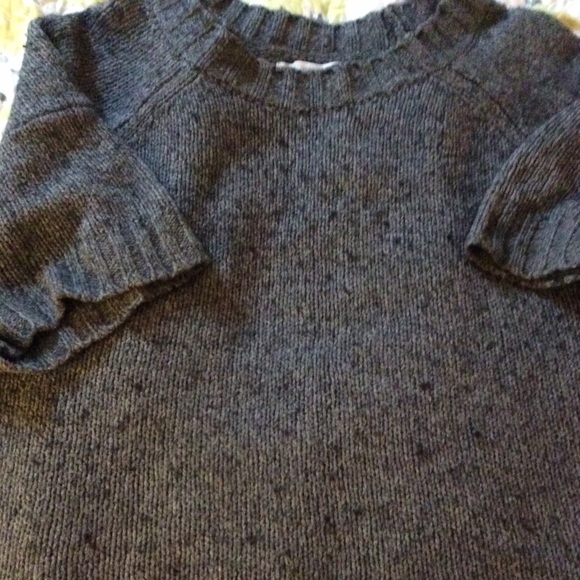 Grey short sleeved sweater from Loft