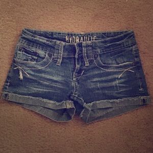 Denim shorts