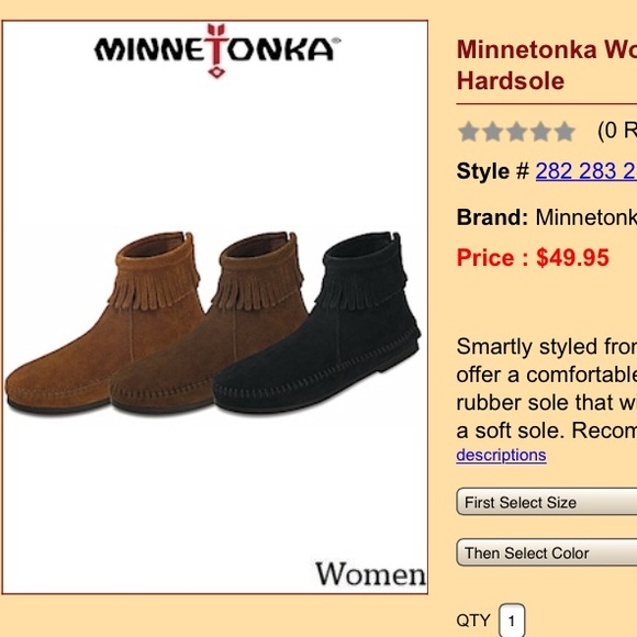 Black moccasins (fringe booties)