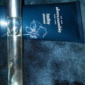 Abercrombie body lotion and perfume set