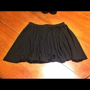 ASOS Black Skater Skirt (Size 6)