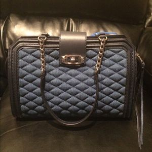 Rebecca Minkoff chambray handbag