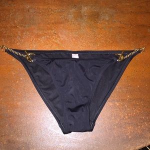 Victoria Secret - black bikini bottom sz small