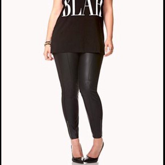 Bombshell Faux Leather Leggings