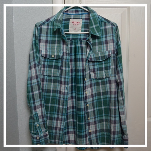 Green Plaid Button Up 🍏