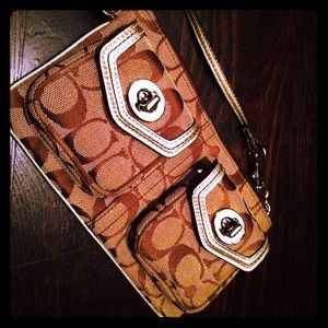 Authentic Coach wristlet