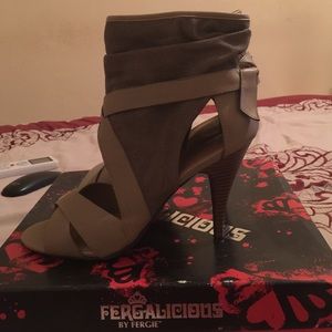 Fergalicious green heels