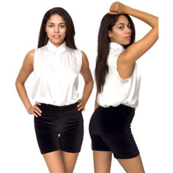 American Apparel velvet shorts