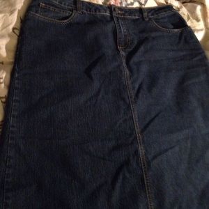 🎭💙 Denim Maxi Skirt 💙🎭