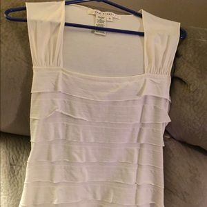 Max Studio cream colored tank top