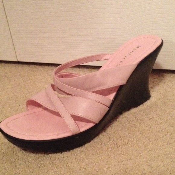 Size 10 Pink Wedge Sandals