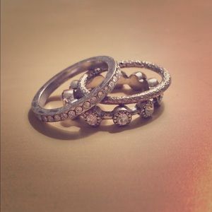 Set of 3 stackable rings