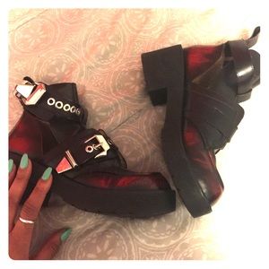 Jeffrey Campbell Coltrane Cut Out Boots