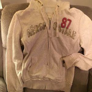 Aeropostale cream colored hoodie.