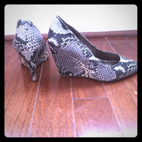 HOT Snake Skin Wedges