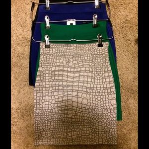 GREY BCBG bandage skirt