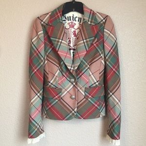 Juicy Couture Preppy Plaid Blazer