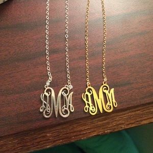 Monogram necklace bundle