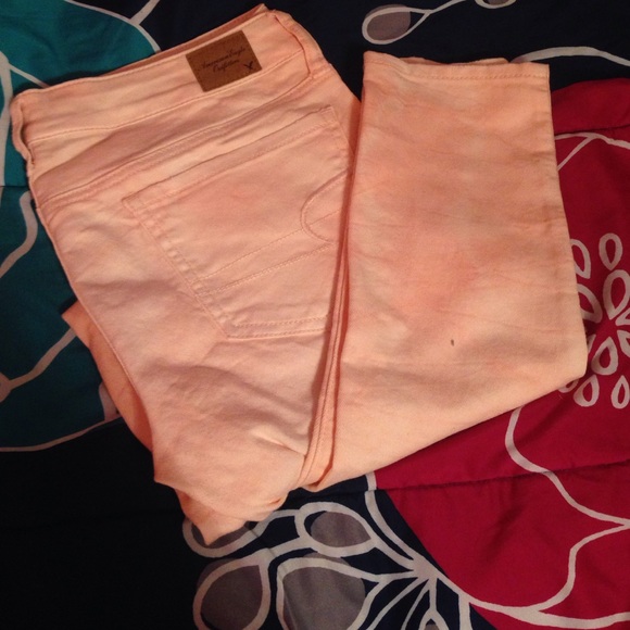 Peach american eagle jeans/pants/jeggings