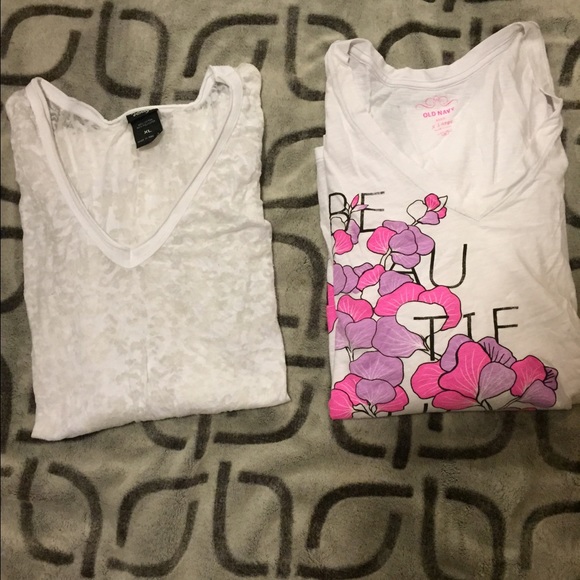 Two long sleeve light weight shirts