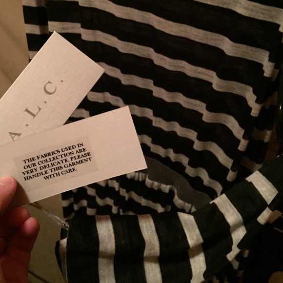 Grey and black striped dress - Picture 2 of 3