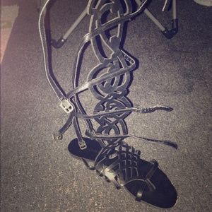 Tall gladiator sandals