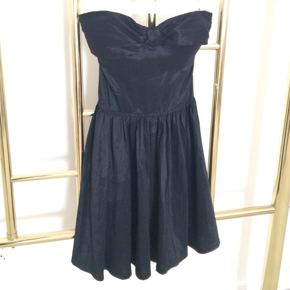 Strapless Black Dress - Picture 1 of 4