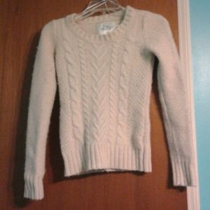 Creme thick sweater