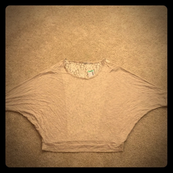 Beige Crop Top