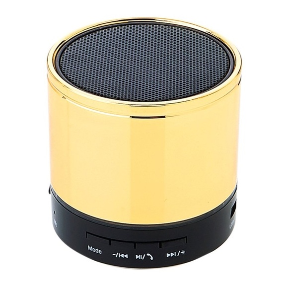 [SOLD] Gold Bluetooth Speaker - Picture 1 of 4