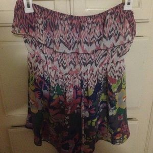 Ruffled multi-color type too with drawsrting