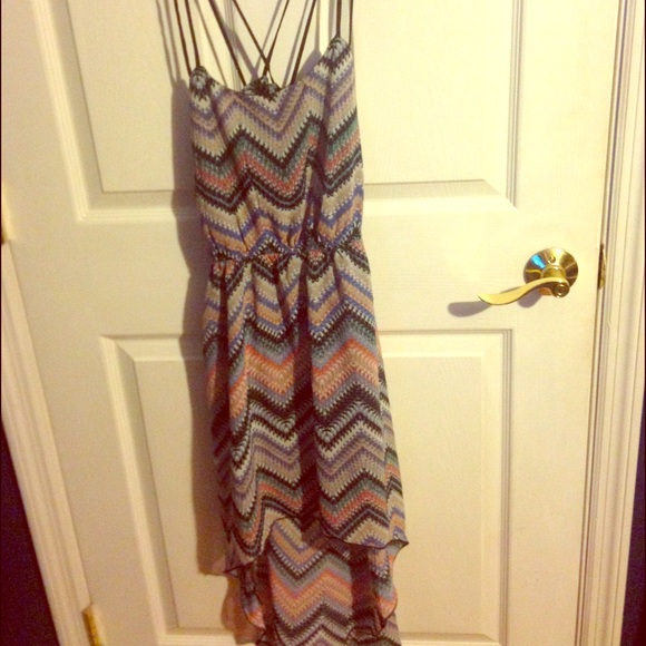 Printed dress. Worn once. Great condition.