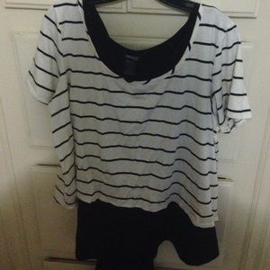 Torrid cropped 2fer top sz 2 NWOT