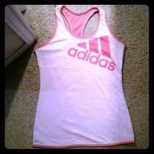 Pink Adidas Workout Tank