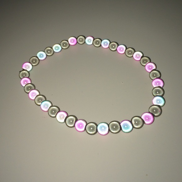 Magic bead bracelet (SLATE/COTTON CANDY)