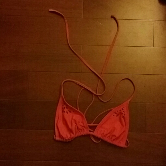 Salmon bikini top