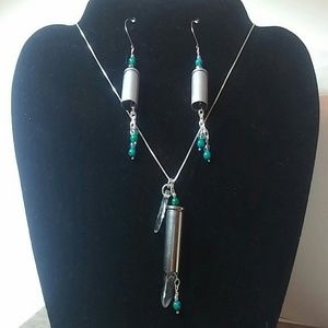 Steel, Silver & Turquoise Duo