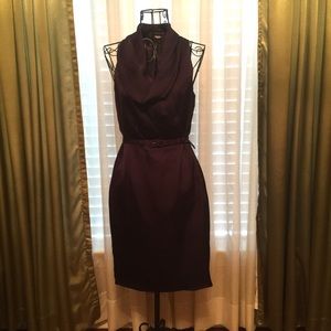 The Limited - Purple Cowl Neck Dress.