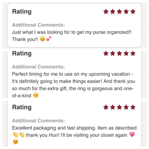 Sky blue pocketbook organizer - Picture 4 of 4