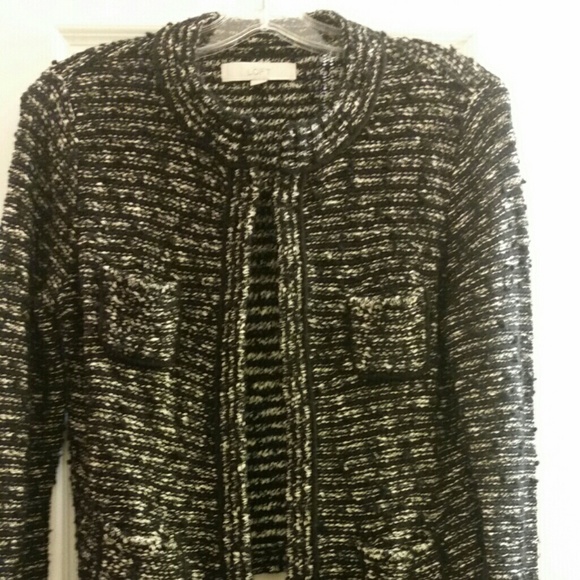 Open front sweater
