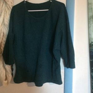 American apparel oversized emerald sweater