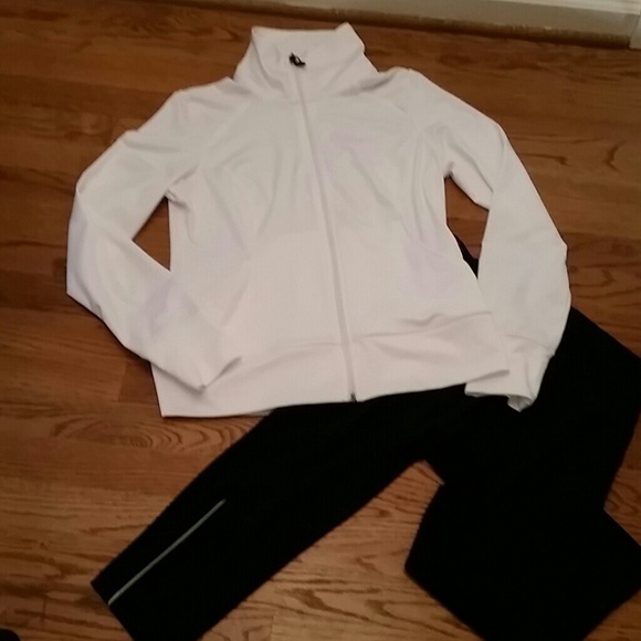 Champion White Fitness Jacket NWOT