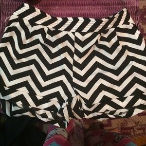 Chevron shorts