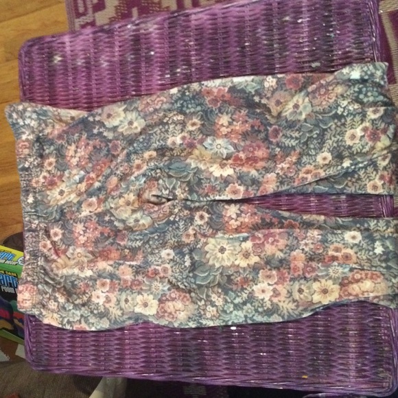 Funky floral leggings