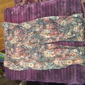 Funky floral leggings