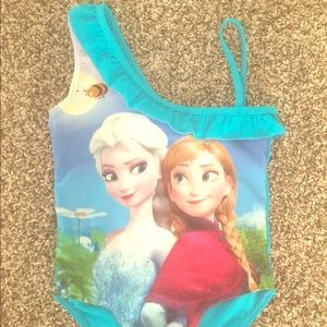 Little Girls Frozen Bathing Suit