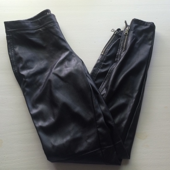 Express Pants - Express Faux Leather Pants